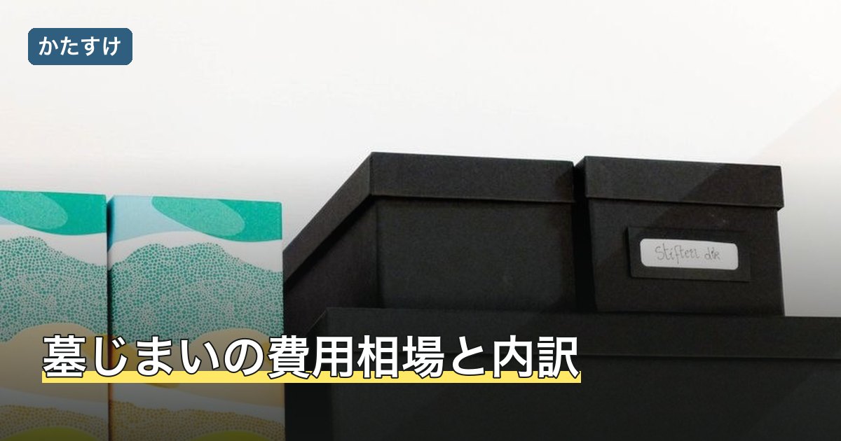 墓じまいの費用相場と内訳