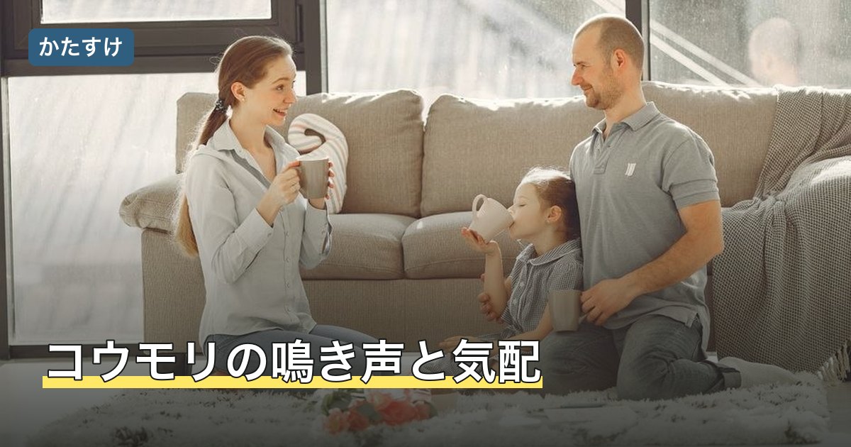コウモリの鳴き声と気配